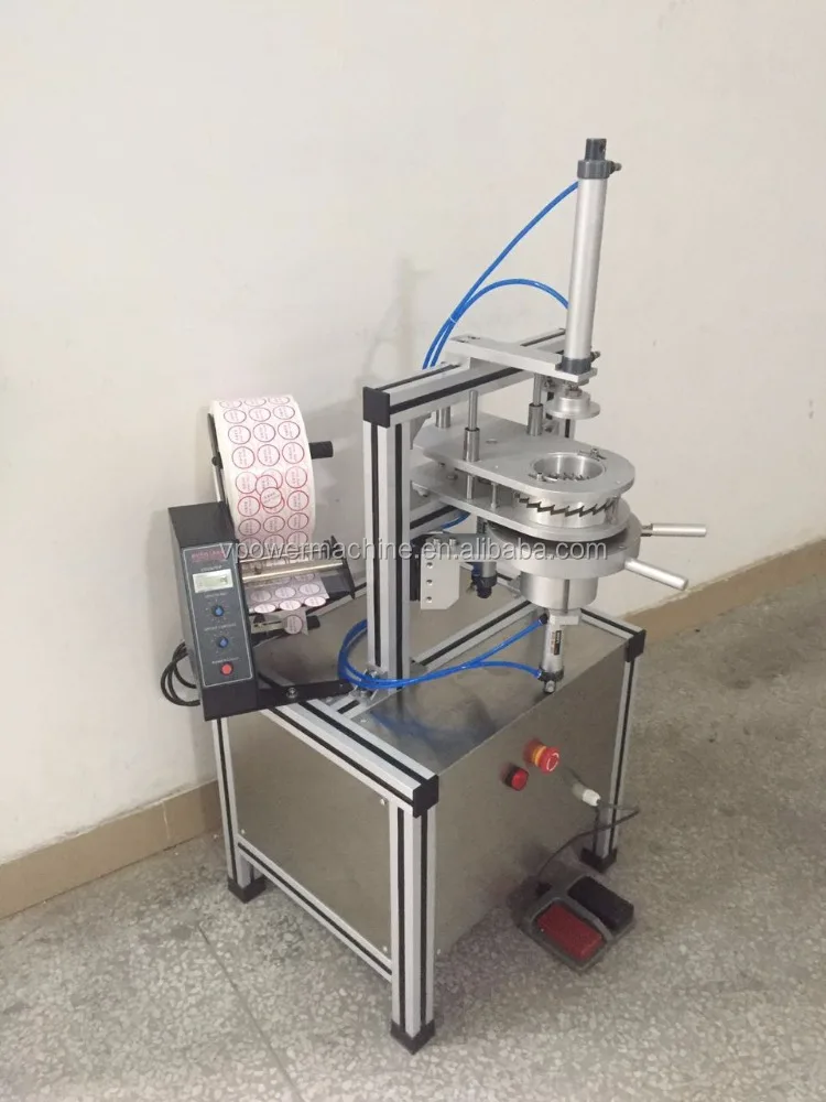 Guangzhou Factory Semi-automatic Round Hotel Soap Pleated Roll Paper Packing Wrapping Machine Soap Wrapper Equipment