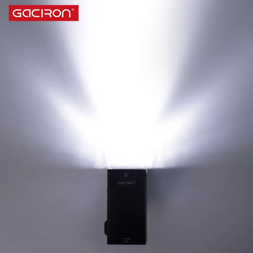 Wholesale Gaciron 6063 Aluminum Alloy  V7S 500 Lumen Cycle Smart Rechargeable Road Bicycle Light Cree LED Mountain Bike Lights