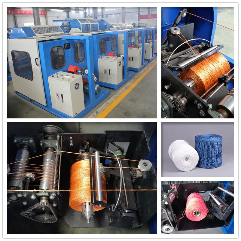 Spool twister and winder machine, with two functions of twisting and winding for twine