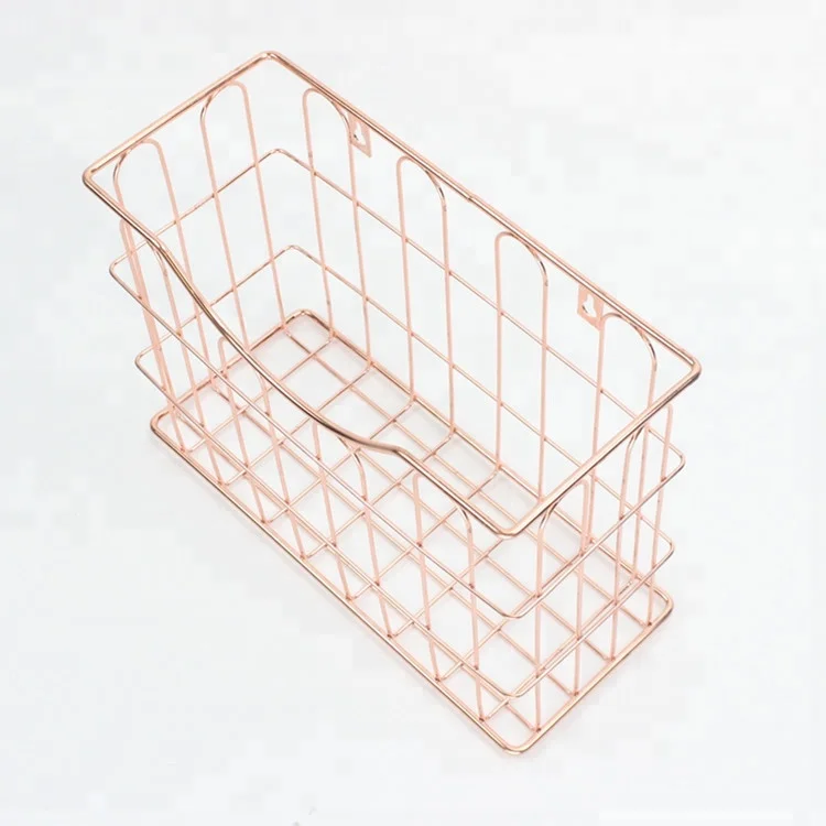 550-97E 2019 новейший розовый Золотой металлический органайзер для офисного стола для хранения файлов магазинов