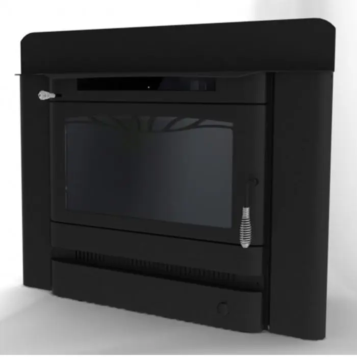 
Fireplace Cast Iron Wood Insert Burning Cooking Stove 