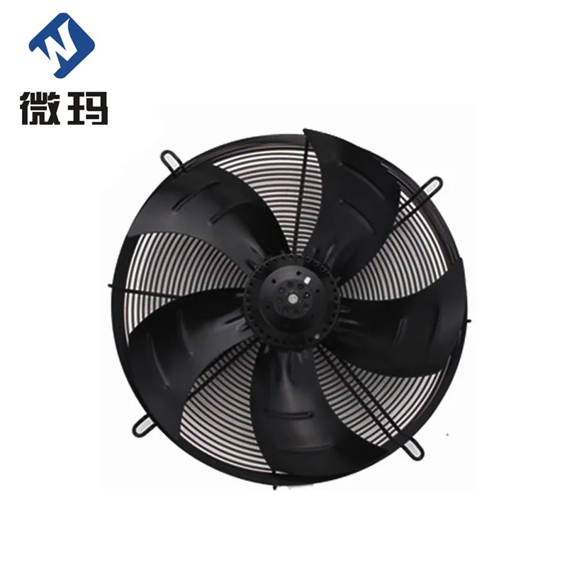 China fastener supplier 450mm Metal Blade AC Compact Fan axial fan efficiency