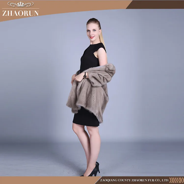 Factory Price Real Fur Coat Women Winter Long Mink Fur Coat For Women