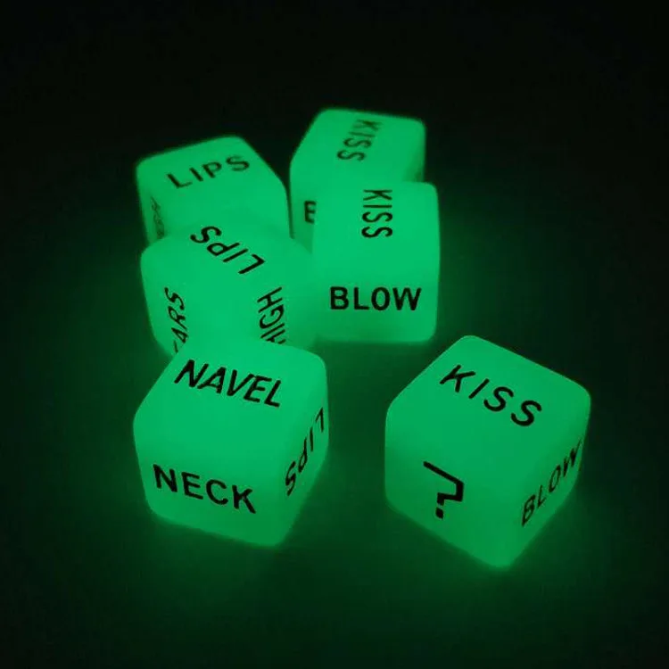 Wholesales luminous full size adult love sex game dice