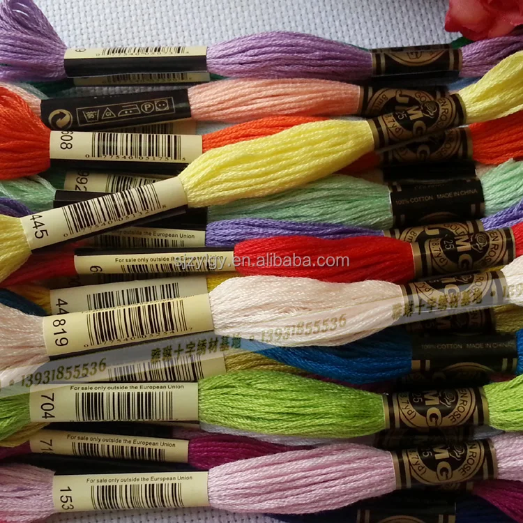 JMG Brand cotton embroidery thread factory dropshipping