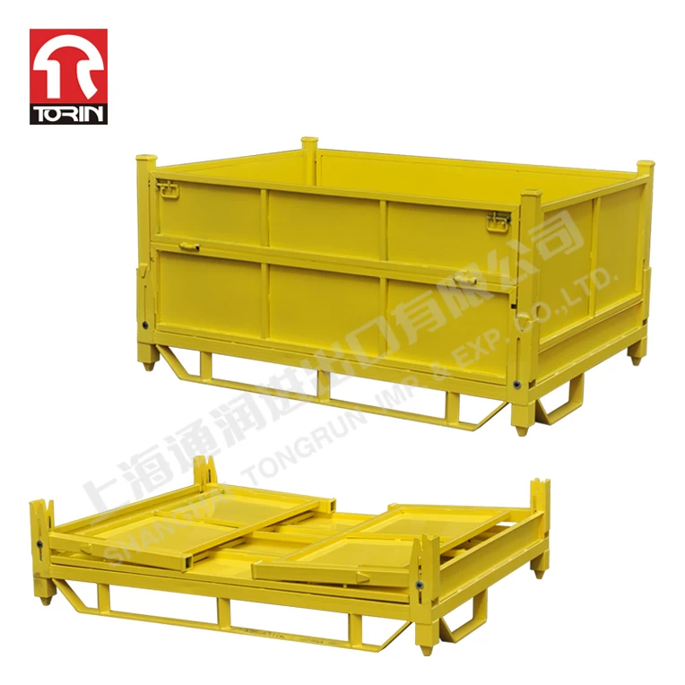 Torin LK53 складные наложения для хранения из тостолистой стали вращающаяся коробка контейнер для проволочной сетки металлический поддон