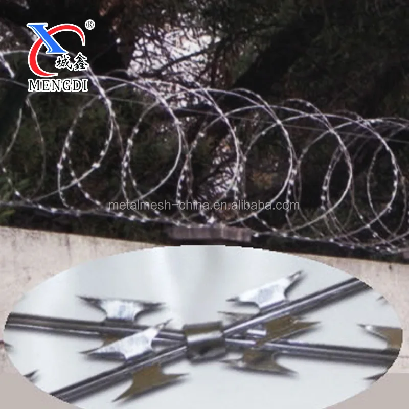 
BTO-22 Razor Wire Fence/ Razor Barbed Wire/ Concertina Razor Wire 