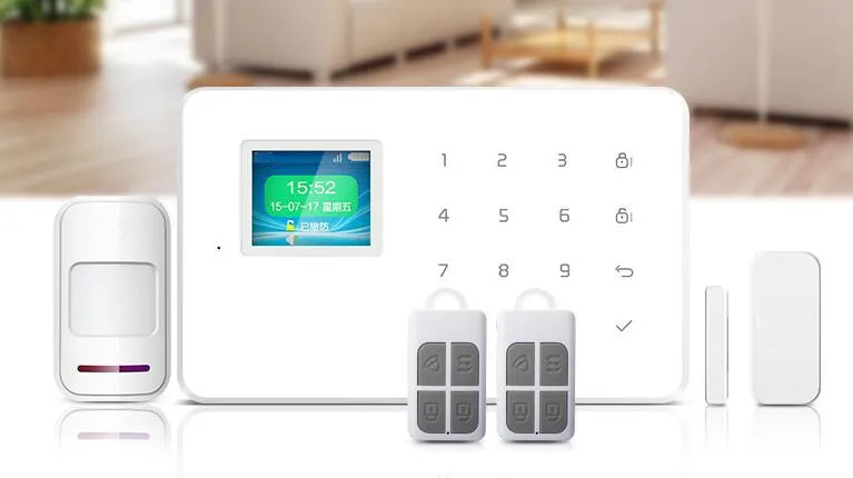 лучшая цена российской gsm сигнализация с приложением сенсорный экран дом охранной сигнализации g18