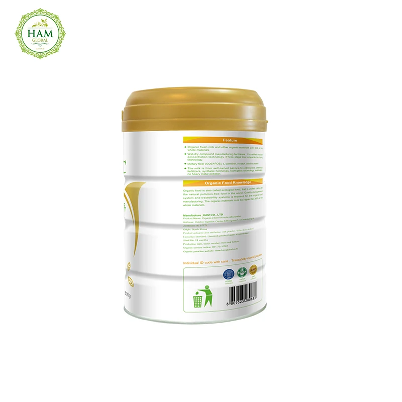
Organic Infant formula baby milk powder 