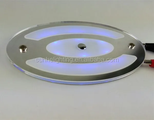 Europe Style White DC 12V Super Bright RV Car Panel Interior LED light 6w 9w with 3 years warranty