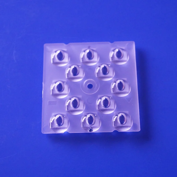 50x50mm 12 In 1 SMD 3030 Led Street Light PC Led Lens