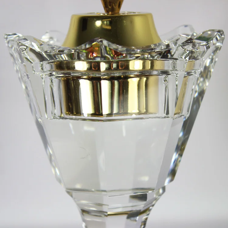 Уникальный масло парфюмерное с украшением в виде кристаллов Копченый курильница для благовоний