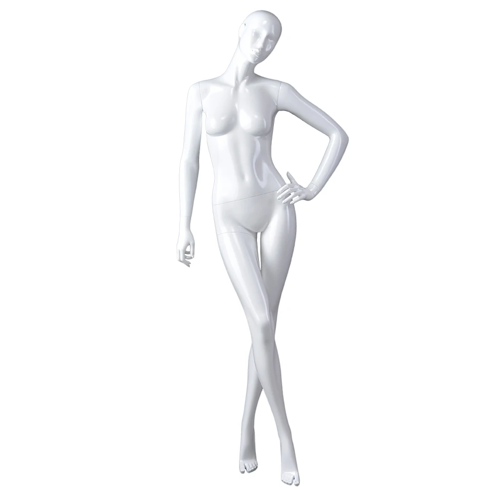 ArtWing Wholesale lifelike fiberglass mannequin standing full size manikin female