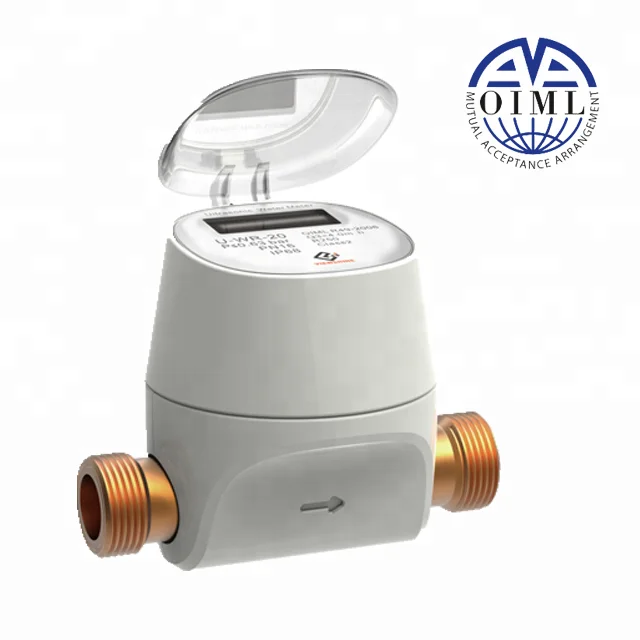 
DN15 Prepaid Residential Ultrasonic Smart Water Meter 