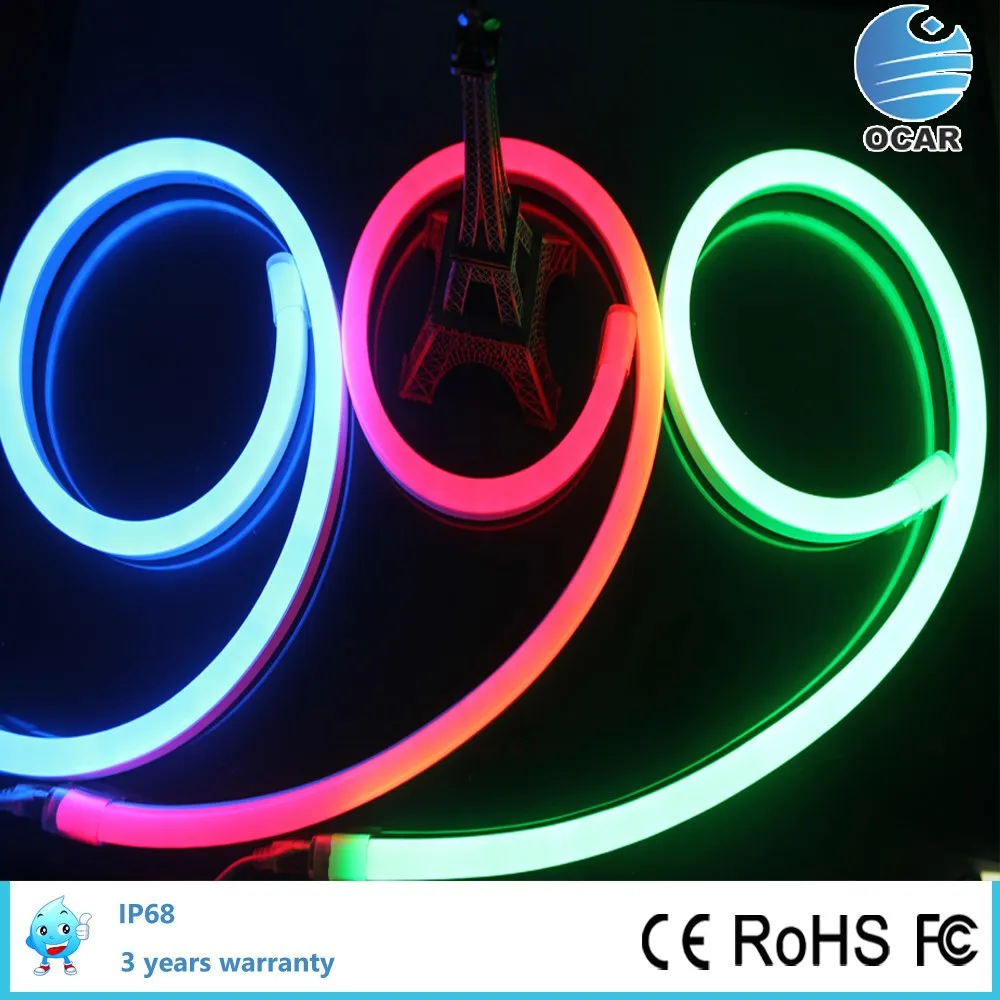 12 В тонкий из светодиодов неоновые гибкого свет пробки