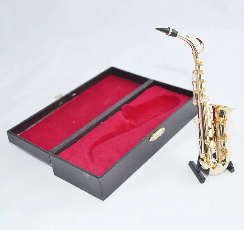 Mini Goldplated Saxophone