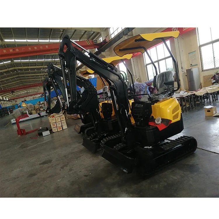 RUBBER CRAWLER FAST SPEED AND FLEXIBLE MINI GARDEN EXCAVATOR WITH USA EPA MOTOR