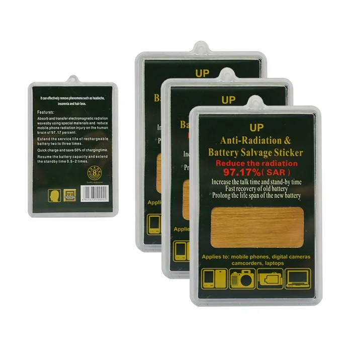 anti radiation sticker Rectangle 48mm*24mm anti electromagnetic radiation 2000cc shungite phone sticker anti radiation