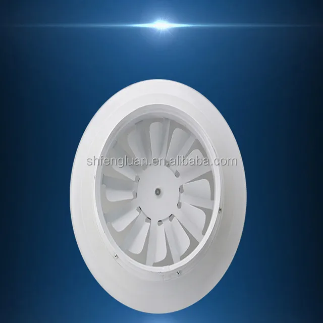 factory direct HVAC system air conditioning ceiling spiral wind flow mouth