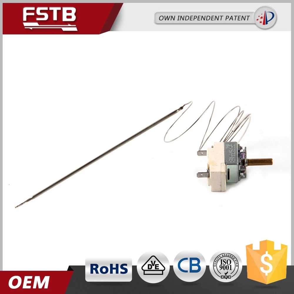 
Chinese Factories Oil Heater Capillary Manual Reset Thermostat 