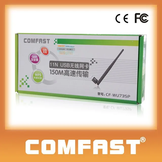 Comfast CF-WU735P бесплатной доставкой USB Wifi усилитель, WLAN - wf100 wi-fi адаптер