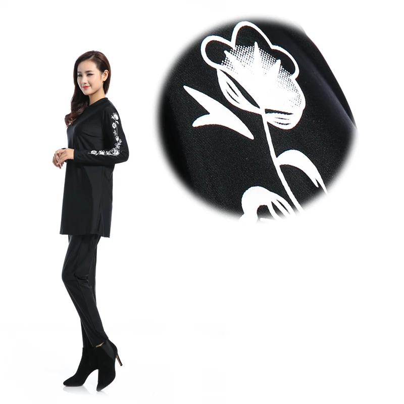 
OEM High Quality Printed Full Cover Muslim Women Swimwear 