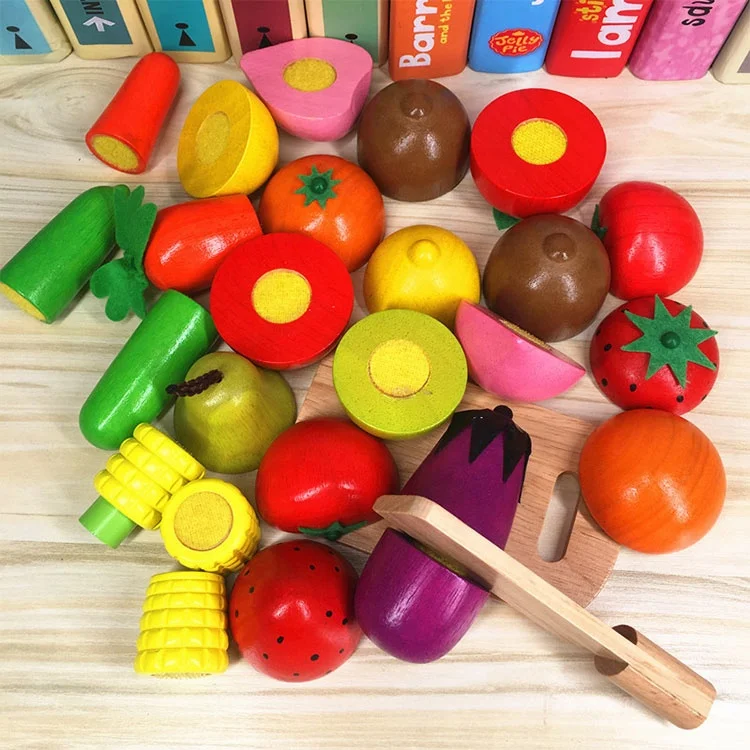 Factory Wholesale Pretend Play Kitchen Cutting Toy Set for Kids