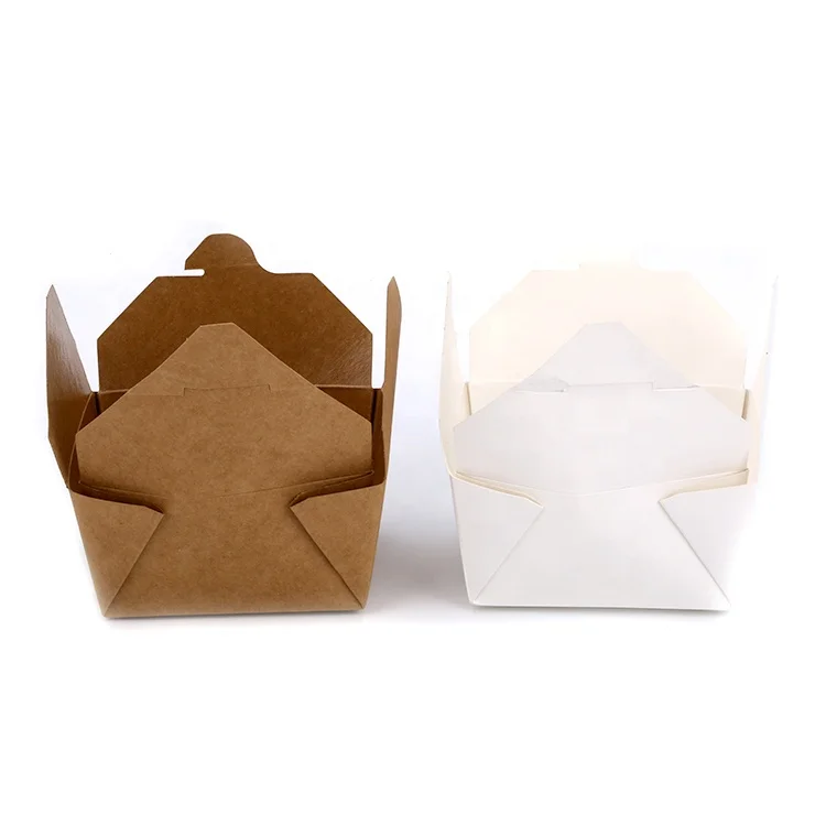 Round bottom paper take away food box/ Custom printed paper noodle container