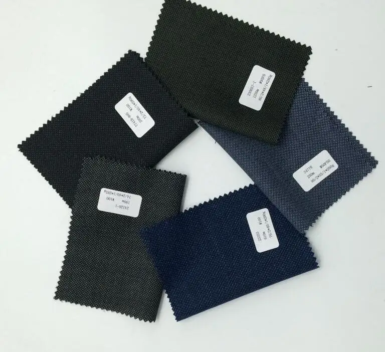Wool Birdeye Fabric Italian wool worsted fabric Men Suit Fabric