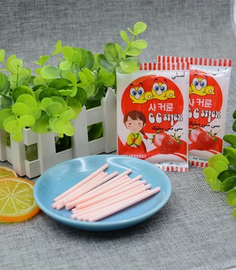 
high quality 16g strawverry flavor cc stick candy for sale 
