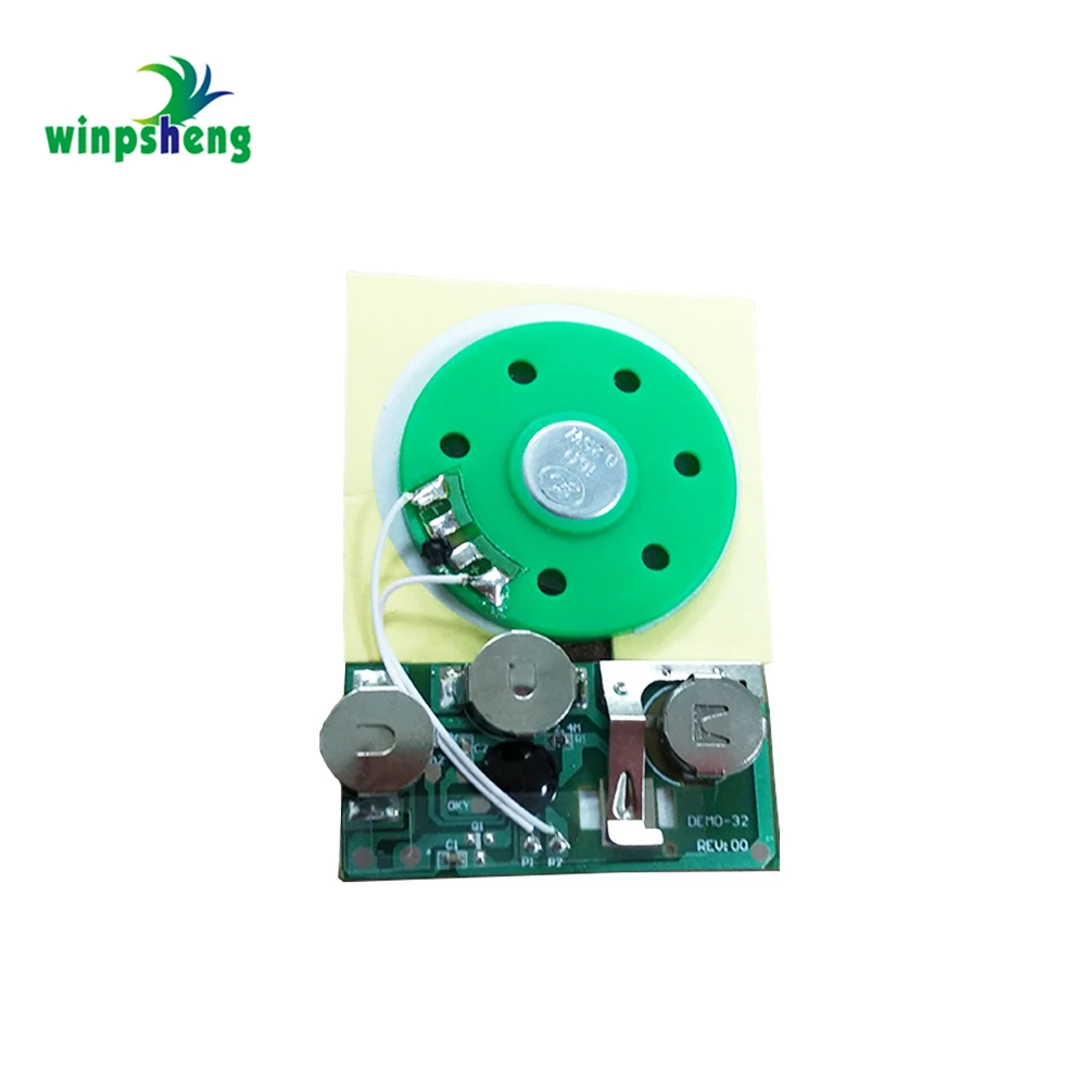 Speakers and ic chip device sound module for christmas greeting cards