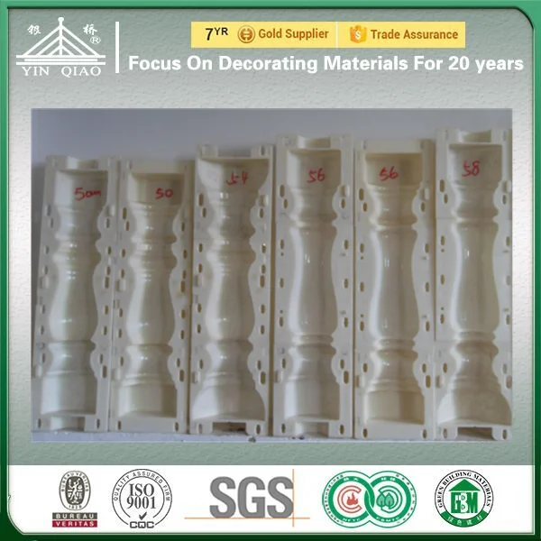 Plastic Injection Concrete Mould Making GFRC Baluster For Handrail Decoration
