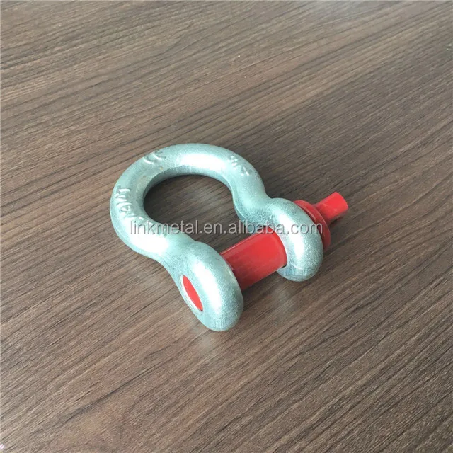 
heavy duty US type G209 bow shackle with screw pin 