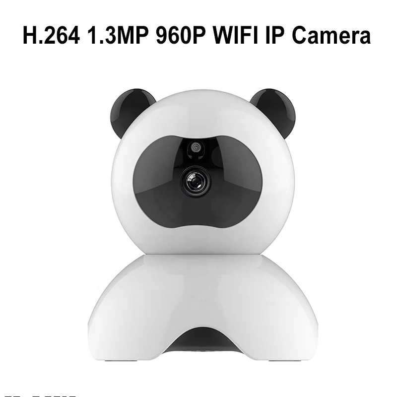 IP camera HD 960P Wifi wireless home indoor security surveillance cute panda baby monitor