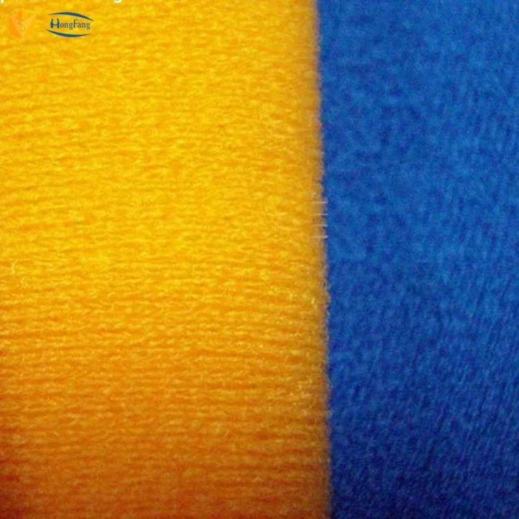 Different colors baby soft hook and loop fabric