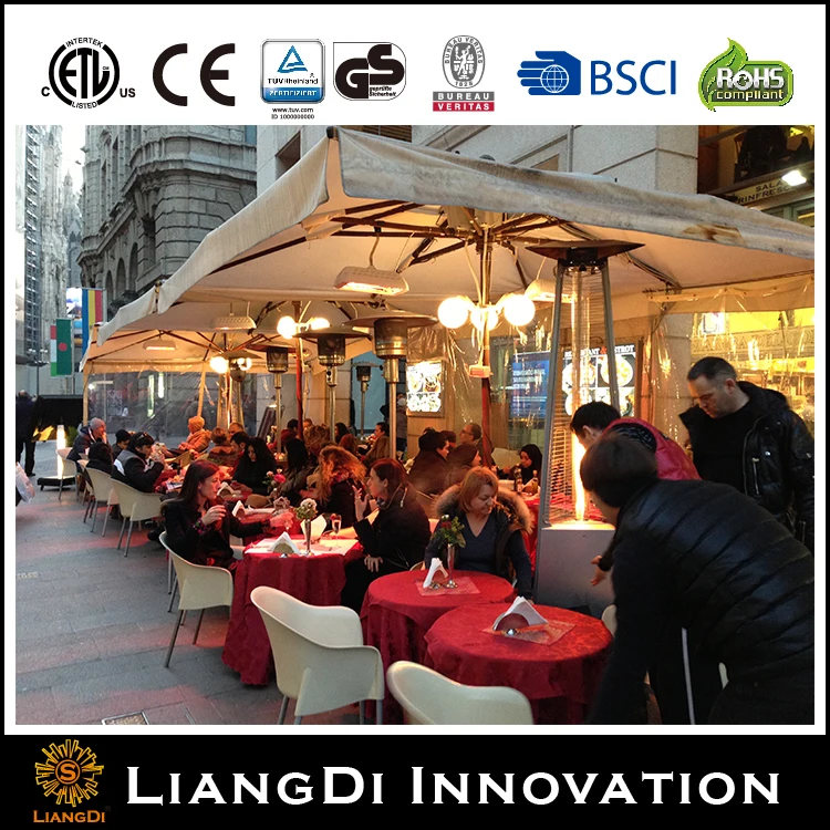 LIANGDI terrace heating wall mounted infrared patio heater