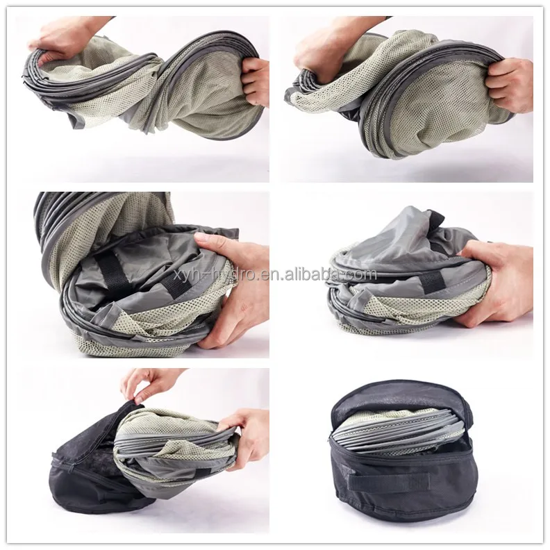 Amazon hot selling Zipper dry net grow tent drying racks/Hanging Round Mesh Herb Dry Net with zipper
