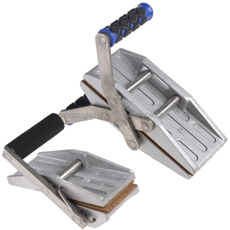 Portable handle type glass pinch grab for carrying lifting glass