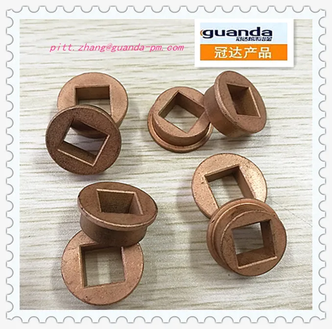
The inner hole bronze sintered bushes from bronze powder 