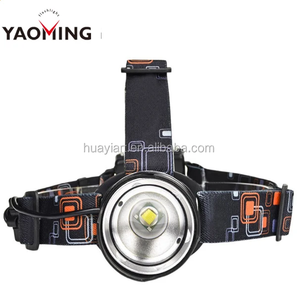 1000lumen Most Powerful 10W xml T6 High Power Zoom Led Headlamp for camping with 3AA battery