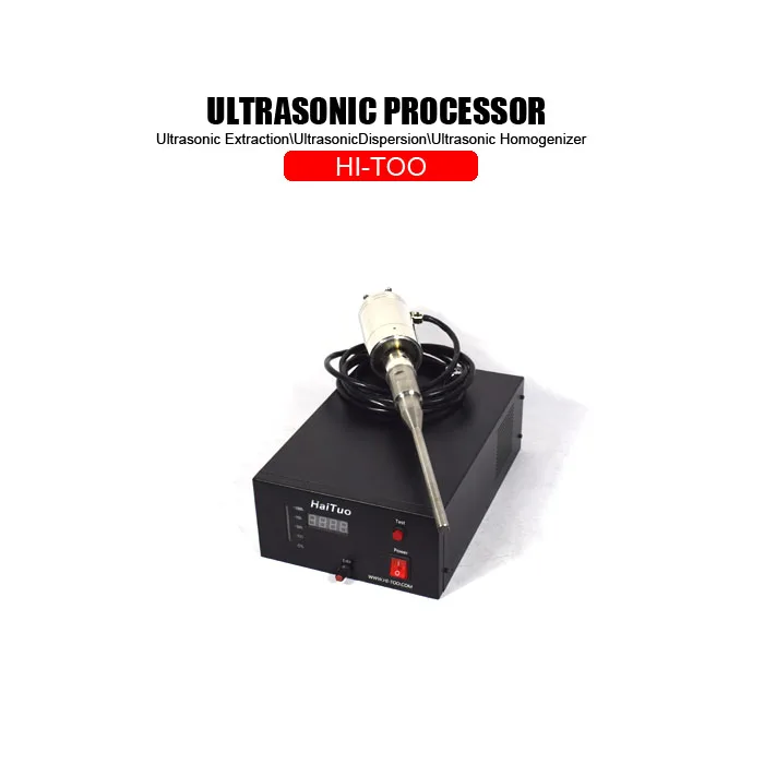 500w 1000w 1500w 800w 1000w 2000w Continuous lab cell flow ultrasonic Processor