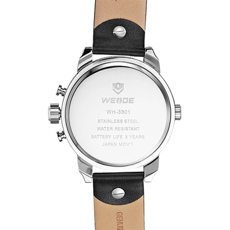 WEIDE 3301-1C JAPAN MIYOTA 2035 & 2115 dual movements watches for men, WEIDE Watch OEM, wholesale watches cheap