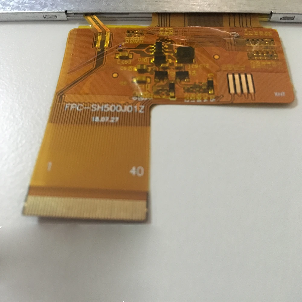 5 inch lcd panel 800*480 TN color TFT LCD display touch panel with RTP