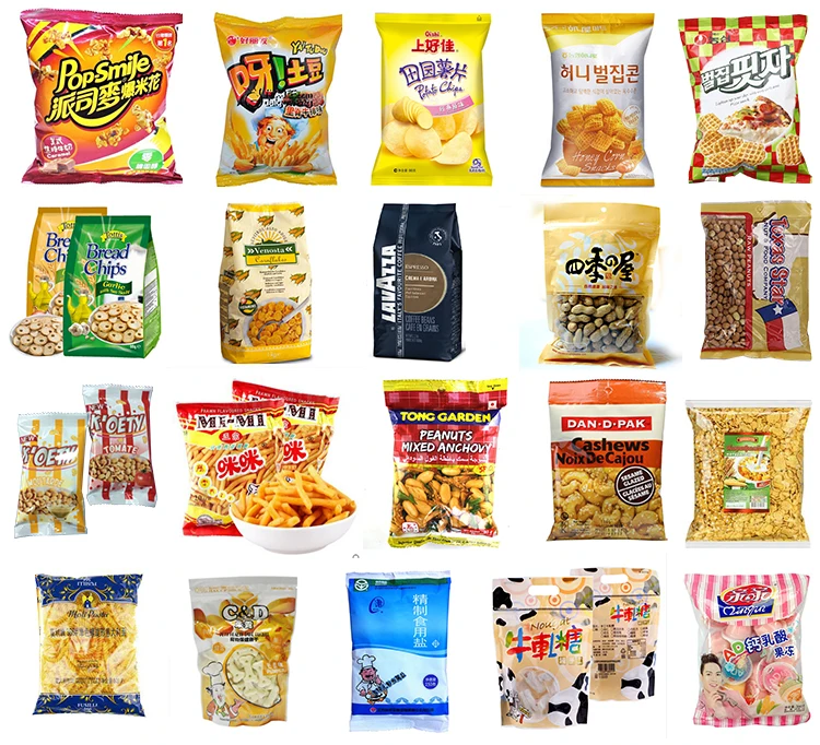 GP64 VFFS мультиголовочный банановые чипсы упаковочная машина фабрики в Китае