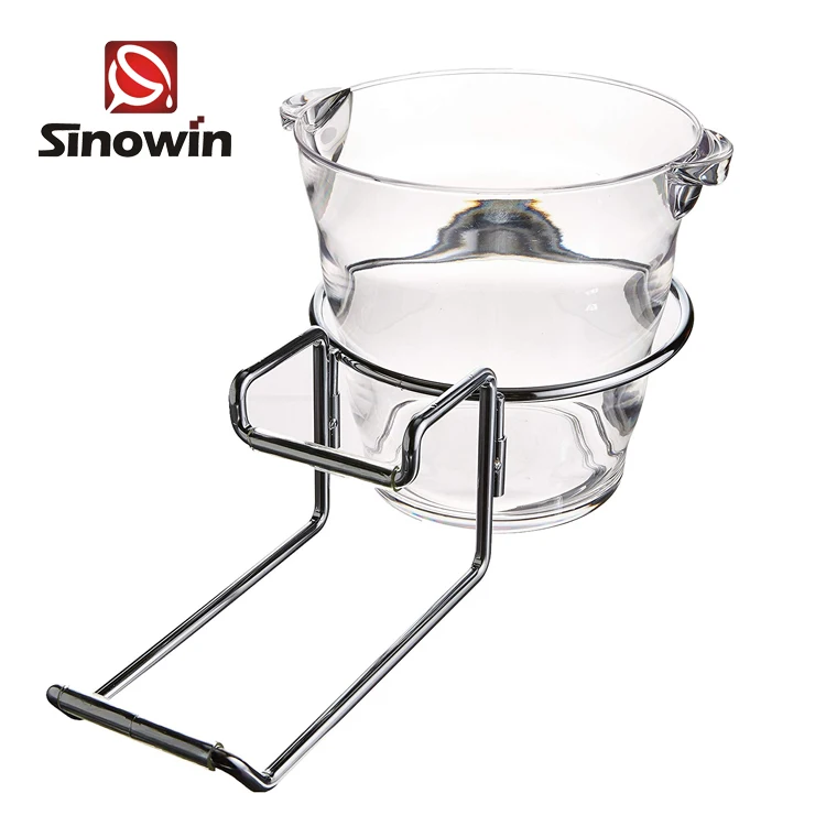 Оптовая продажа Лидер продаж ведерко из акрила изолированные прочные круглая ручка ведра для льда