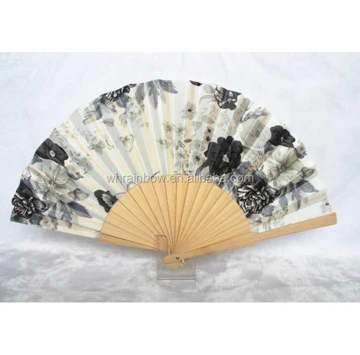 Деревянный ручной вентилятор 23 см для рекламы или рекламных подарков