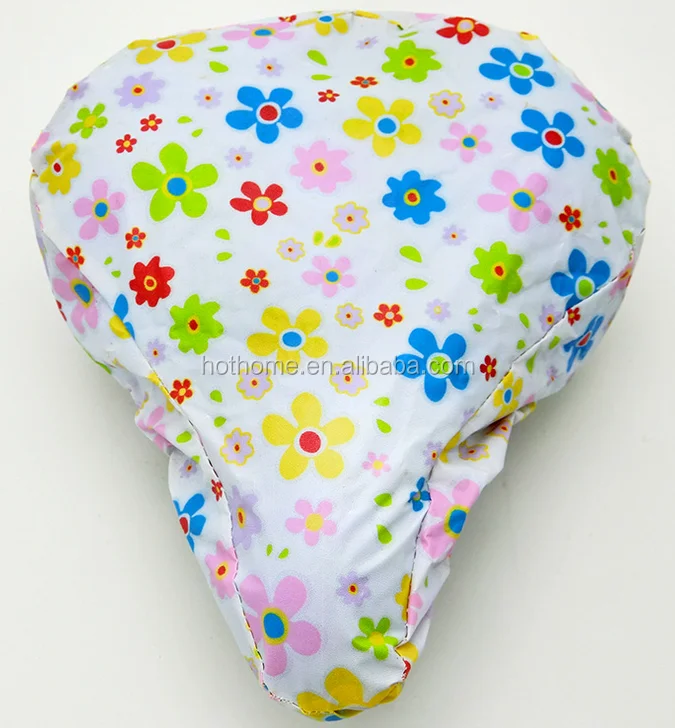 Симпатичный цветочный чехол для велосипеда