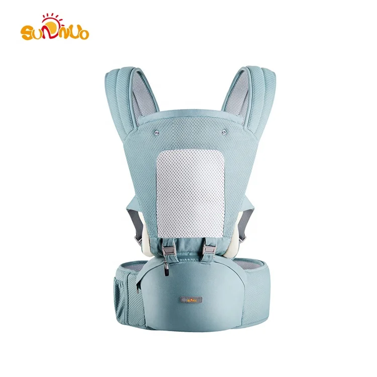Breathable Cotton Cool Mesh with Detachable Hood Baby Carrier