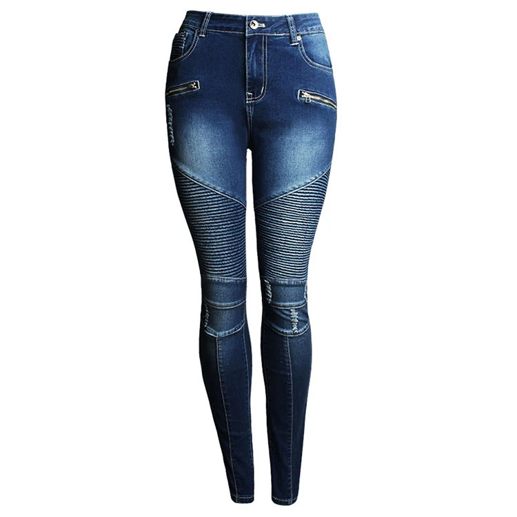 Europe And America Stretchy jeans women High Quality Denim Skinny Pencil Pants