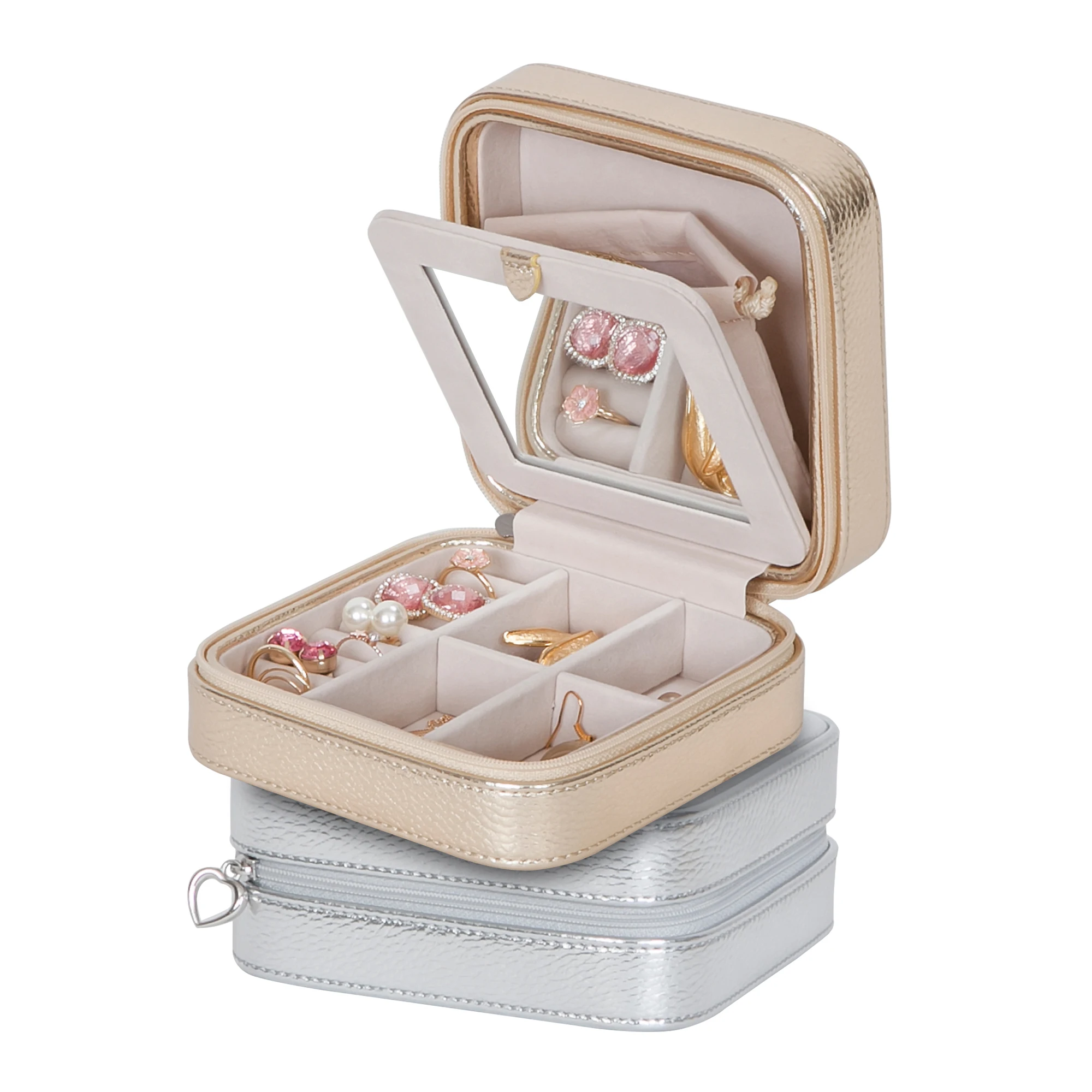 Дорожная упаковка чехлы для хранения ювелирных изделий сумка-Органайзер